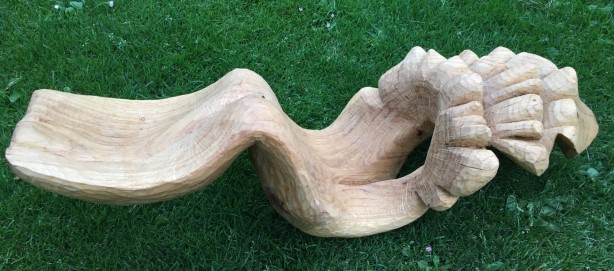 240626 KunstWerkt Friedie Kloen Het Gat van de Zomer eikenhout